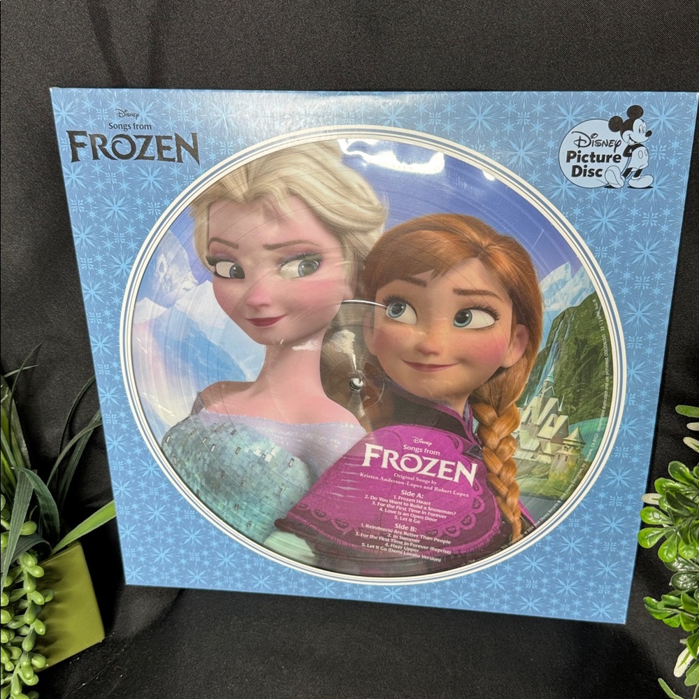 Limited edition Disney Frozen picture disc vinyl LP